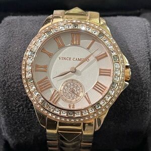 Vince Camuto rose gold watch